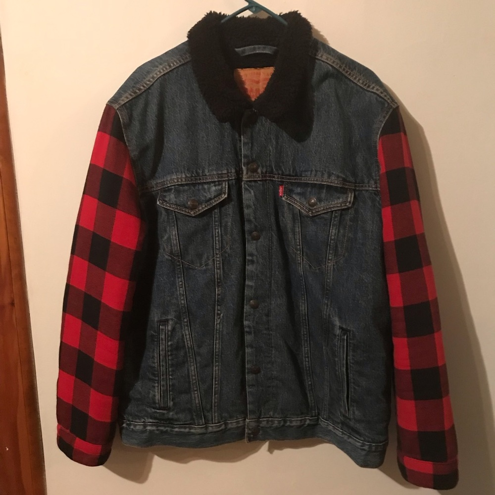 Levi’s Denim Plaid Trucker
